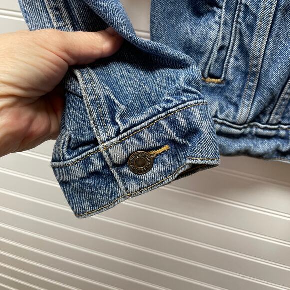 Levi’s Hybrid Denim Trucker Jacket & Hoodie Size L - Picture 6 of 12